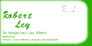 robert ley business card
