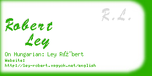 robert ley business card